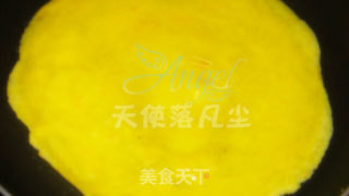 金银蛋卷炒饭的做法步骤：5