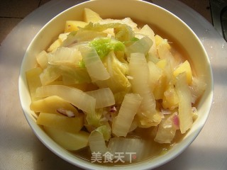 清淡减肥——土豆白菜汤的做法步骤：11