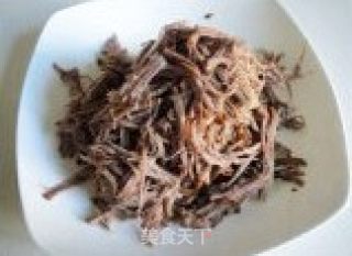 龙须牛肉的做法步骤：6