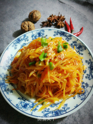 酸辣拌土豆丝的做法