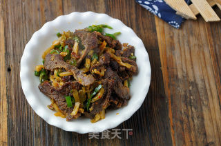 小炒腊牛肉的做法