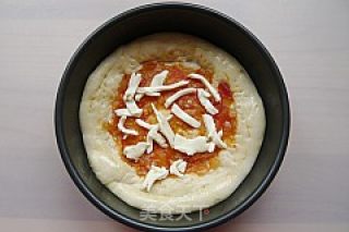 青椒鸡腿批萨的做法步骤：9