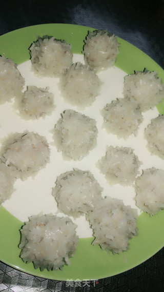 糯米肉丸子的做法