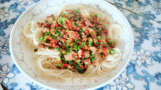 肉末凉拌面的做法