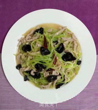 莴苣肉丝的做法