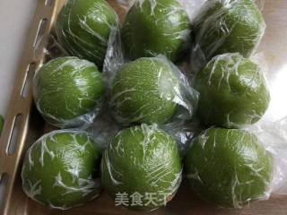 ＃春食野菜香＃麦苗青团的做法