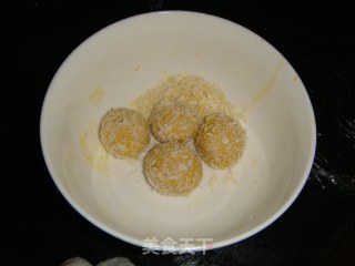 黄灿灿的红薯饼的做法步骤：8