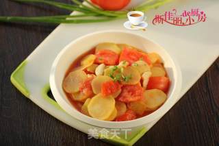 番茄炒土豆片的做法