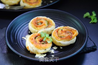 奶酪火腿酥卷的做法
