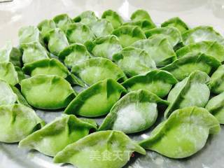 翡翠水饺的做法