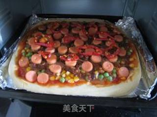 牛肉里脊披萨的做法步骤：8