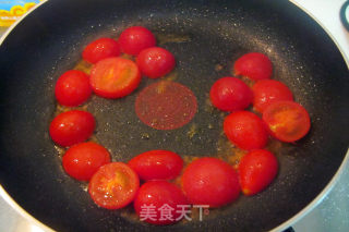瘦身番茄油菜汤的做法步骤：2