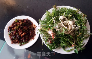 ＃春食野菜香＃蒲公英、 小根蒜、柳蒿芽 ～山野菜蘸酱的做法