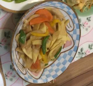 冬笋烧杏鲍菇的做法