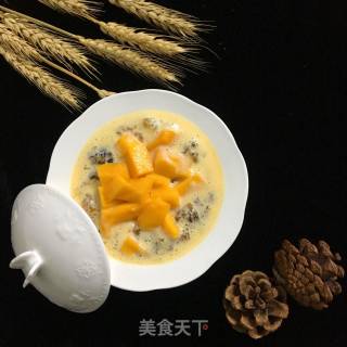 牛奶香芒桃胶的做法