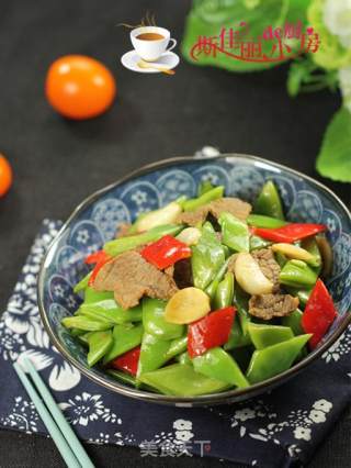 牛肉炒四季豆的做法