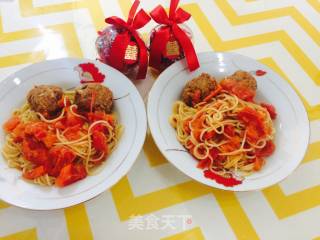 meatball spaghettini的做法