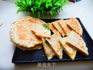 韭菜鸡蛋饼的做法