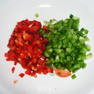 椒香芦笋的做法步骤：2