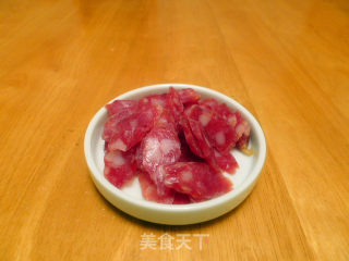 腊肠山药二米饭的做法步骤：2