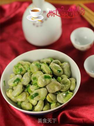 葱油蚕豆的做法