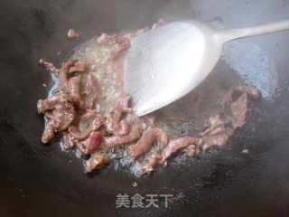 莴笋炒牛肉的做法步骤：3