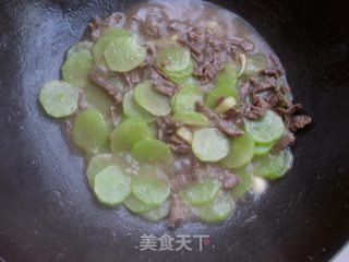 莴笋炒牛肉的做法步骤：6