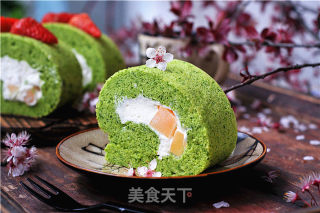 菠菜蛋糕卷的做法