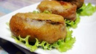 酥香炸茄盒的做法步骤：9