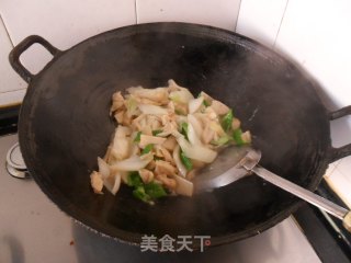 杏鲍菇溜白菜的做法步骤：8