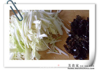 脆笋白菜芯的做法步骤：2