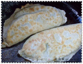 绿豆菜韭菜素盒子的做法步骤：9