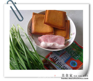 炒香干的做法步骤：1
