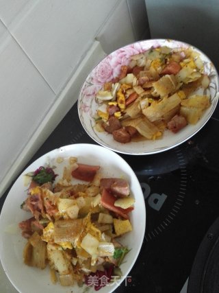 路边摊烤冷面的做法