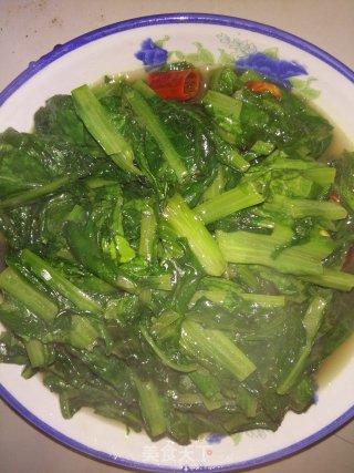 清炒莴笋叶的做法