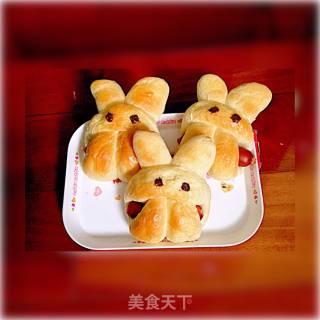 小兔子热狗面包的做法