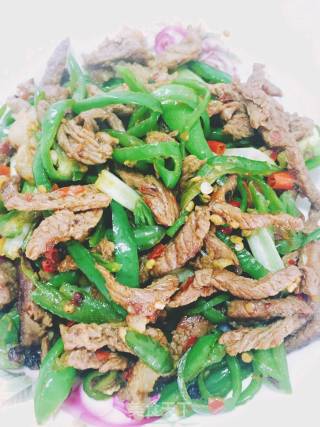 青椒牛肉丝的做法