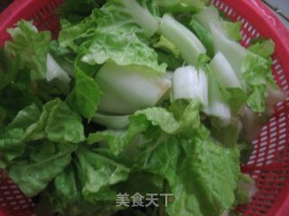 青菜鸡蛋汤的做法步骤：1