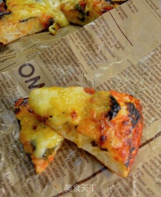 CoCoLc 的私菜食谱经―意式罗勒番茄酱披萨【无油版】的做法