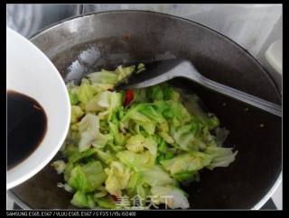 手撕包菜的做法步骤：4