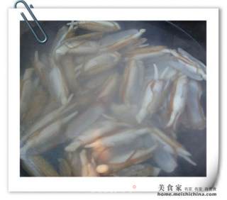 爆炒麻蛤蛏子的做法步骤：3