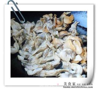 爆炒麻蛤蛏子的做法步骤：8