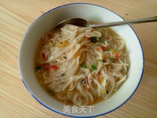 宝宝辅食－番茄鱼泥面条的做法