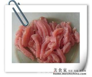 家常榨菜肉丝的做法步骤：3