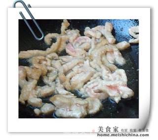 家常榨菜肉丝的做法步骤：5