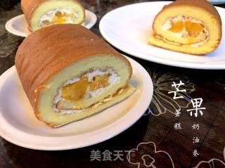 芒果蛋糕卷的做法
