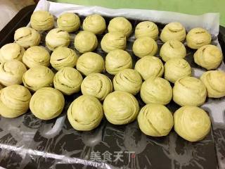 抹茶螺旋酥的做法