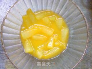 橙汁蜜瓜条的做法步骤：5