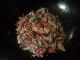 小米辣炒肉片的做法步骤：8