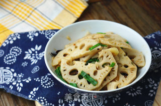 小炒藕片的做法